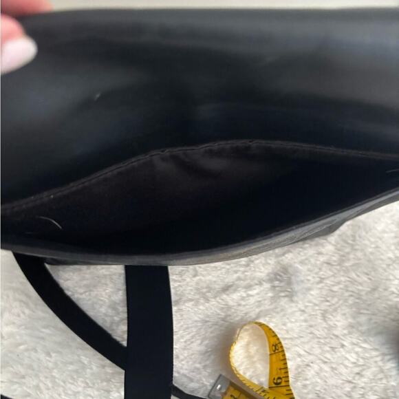 COACH Men's Black Houston Map Messenger Bag  with Adjustable Strap - Picture 9 of 13